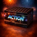Фейерверк ACTION на 120 зарядов для ярких световых шоу и пиротехнических эффектов